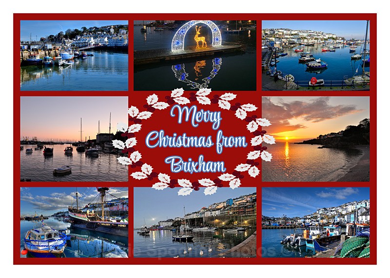 XM063 NEW 2026 - Xmas - Brixham Views - XMAS CARDS  Brixham