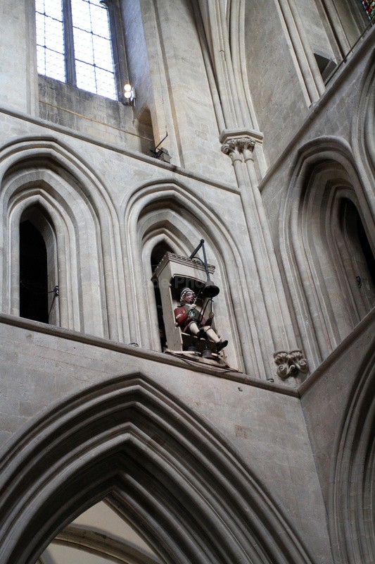 Wells Cathedral interior at photography at dusk_037 - Somerset landscape Photography