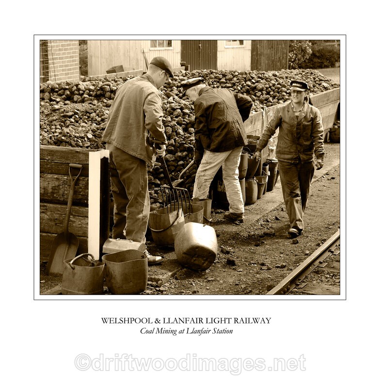 WLLR Coal Mining at Llanfair Station - The Welshpool & Llanfair Light Railway