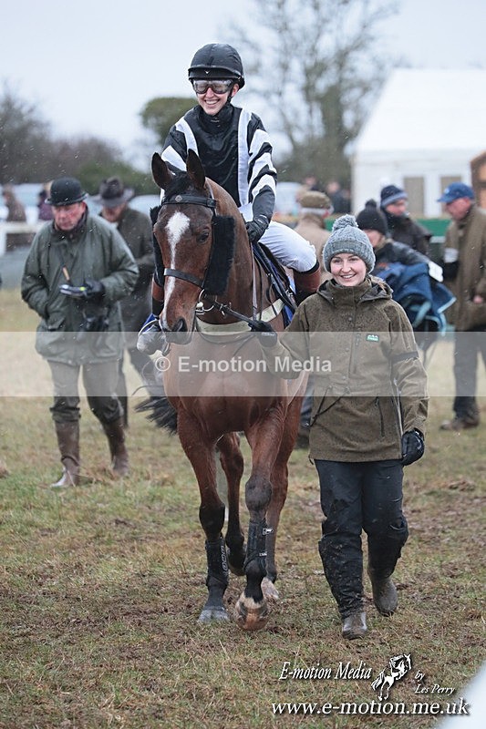 PtP 260125 196 - Cocklebarrow Point-to-Point racing with the Heythrop Hunt 26/01/25