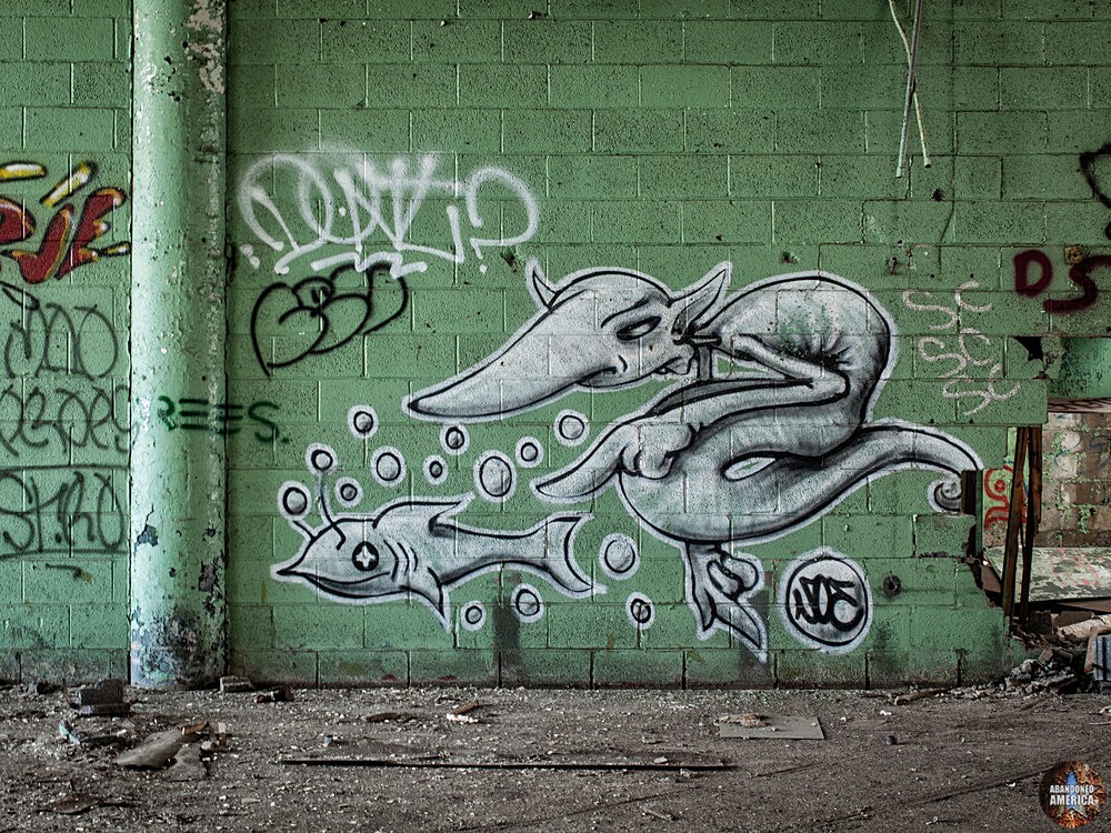 Fisher Body Plant 21 (Detroit, MI) | Graffiti - Fisher Body Plant 21