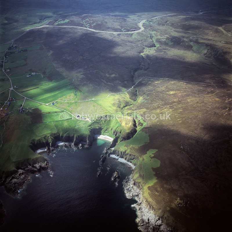 aerial pictures of Scotland north coast coastline by Armadale Village