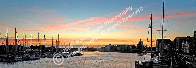 Arun Sunset - Sussex Coast