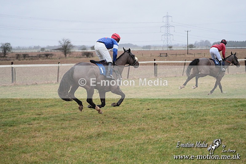 PtP 260125 88 - Cocklebarrow Point-to-Point racing with the Heythrop Hunt 26/01/25