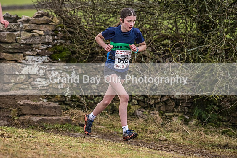 Cunswick U15  U17-73 - Kendal Winter League Cunswick Scar Junior Under 15 & 17 Fell Races Sunday 26th January 2025
