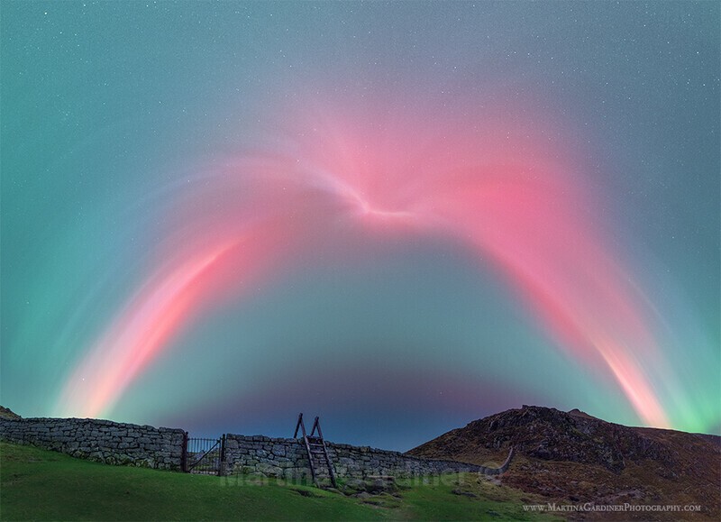 Corona Overhead - Ireland by Night