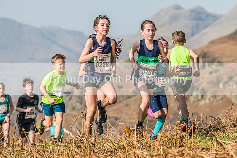 Elterwater-59 - Kendal Winter League Elterwater Under 13 Fell Race Sunday 9th March 2025