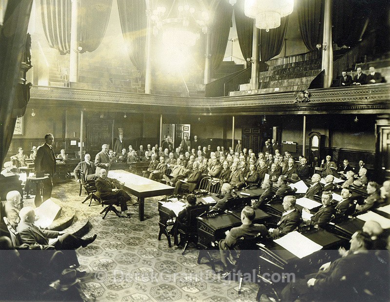 Salmon & Trout Angling Leases NB Legislative Assembly Chamber 04/07/32 - Historic New Brunswick