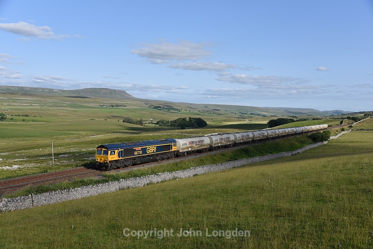 JL - 16.7.21 66710 6S00 Clitheroe - Carlisle Yard, Selside Shaw - Around Selside