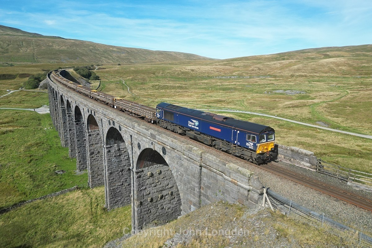 JL - 16.9.24 66428 6K05 Carlisle - Crewe, Ribblehead Viaduct - Latest shots