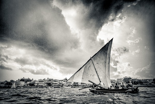 Lamu, Dhow, Kenya
