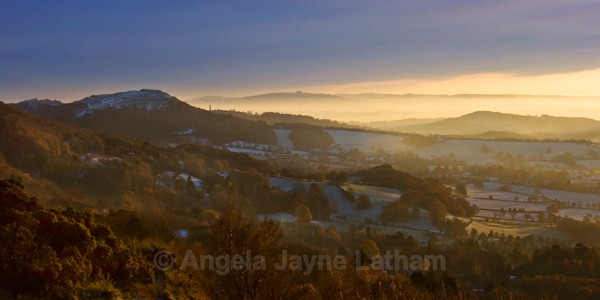 Winter Panorama - The Malvern Hills