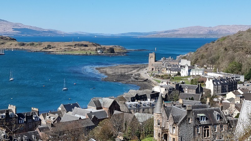 Oban from McCaig's Tower - Scotland