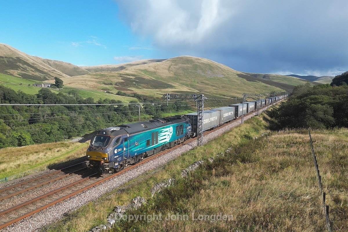 JL - 12.9.24 68004 4S44 Daventry - Coatbridge, Lune Gorge - Latest shots