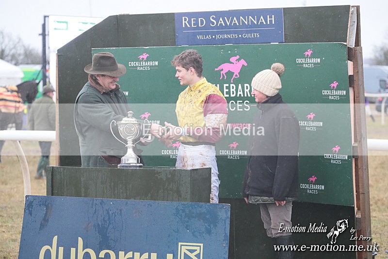 PtP 260125 635 - Cocklebarrow Point-to-Point racing with the Heythrop Hunt 26/01/25