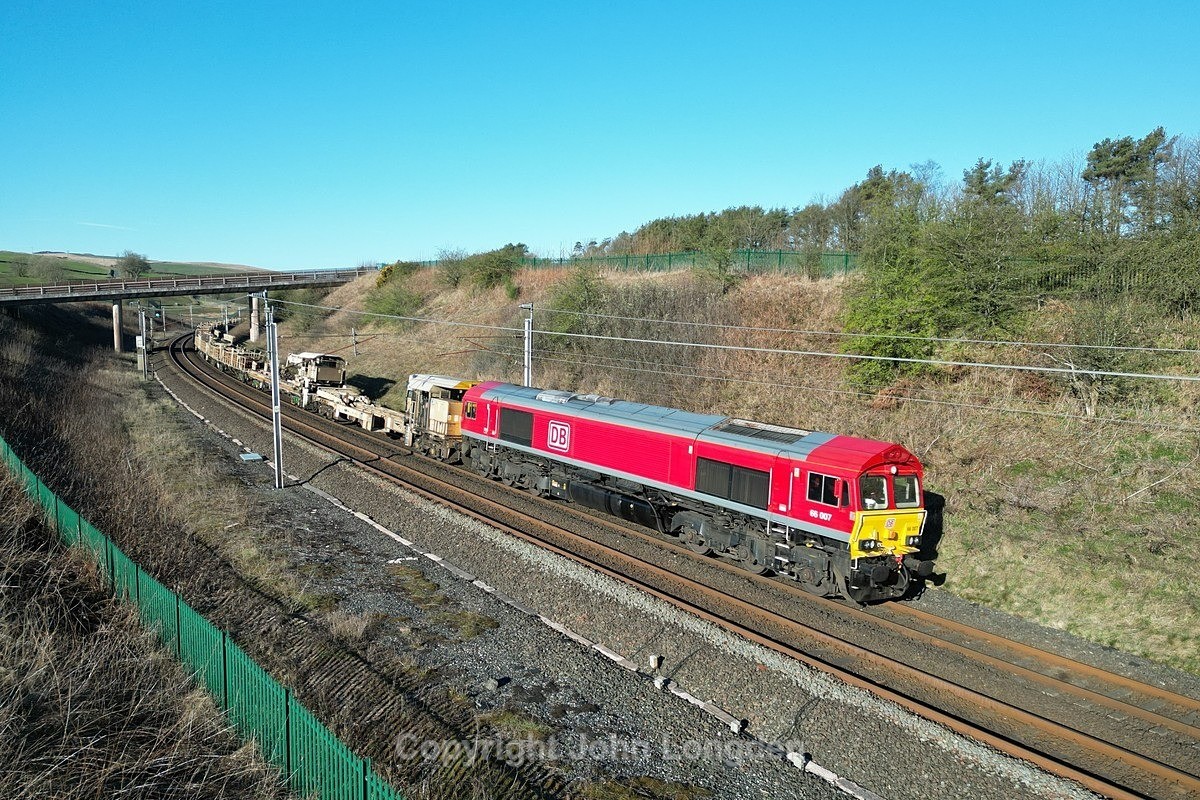 JL - 6.4.25 66007 66165 6L41 Garstang - Carlisle NY, Beckfoot - Latest shots