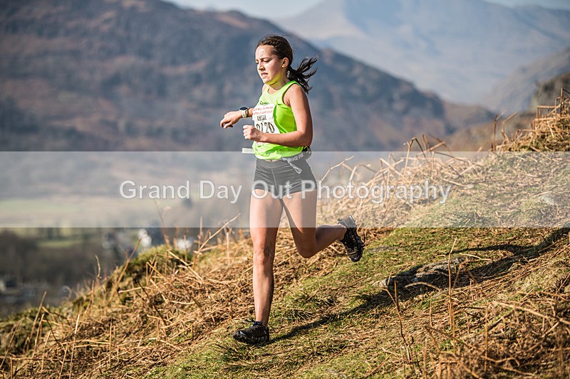 Elterwater-377 - Kendal Winter League Elterwater Under 15/17 Fell Races Sunday 9th March 2025