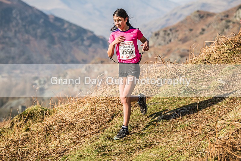 Elterwater-331 - Kendal Winter League Elterwater Under 15/17 Fell Races Sunday 9th March 2025