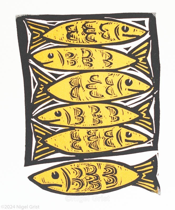  - Linocut