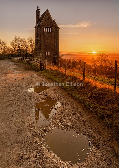 The Pigeon Tower Sunset