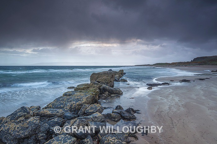 Arran by Blackwaterfoot weatherfront - Horizontal