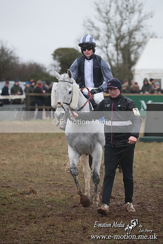 PtP 260125 411 - Cocklebarrow Point-to-Point racing with the Heythrop Hunt 26/01/25