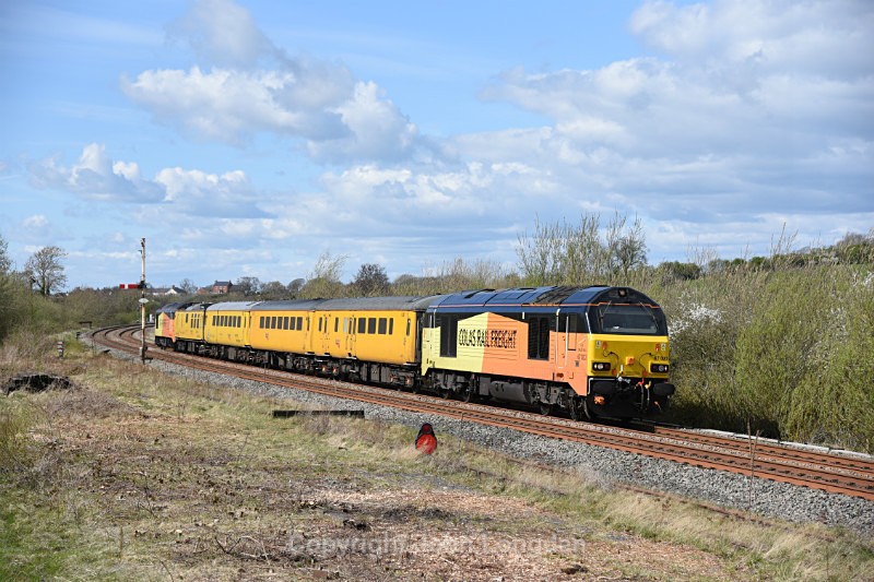 JL - 10.4.17 67023 & 67027 1Q36 Heaton - Derby, Howe & Co sidings - Howe & Co. sidings