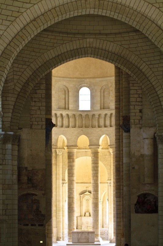 Abbey church - dark - Ruins and Not So Ruined