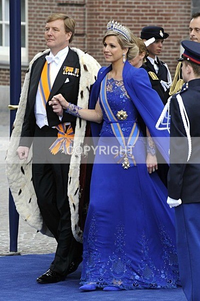 DD-24 K Willem and Q Maxima - Holland Investiture - Dutch Royals