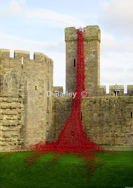 Caernarfon Castle and the Weeping Window - Mixture A4