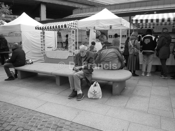 Alone In A Crowded Place (b&w) - Candid People