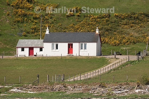 Loch Linnhe-3-a Black house - Scotland