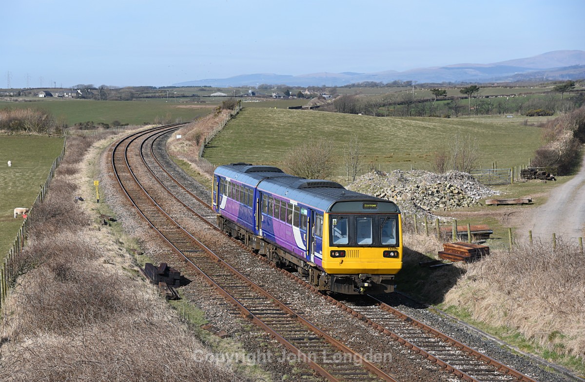 JL - 20.3.18 142050 2C46 12:08 Carlisle - Barrow, Holmegate Farm - Cumbrian Coast (north to south)