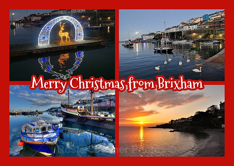 XM70 NEW 2026 - Xmas - Torquay xmas lights - XMAS CARDS  Brixham