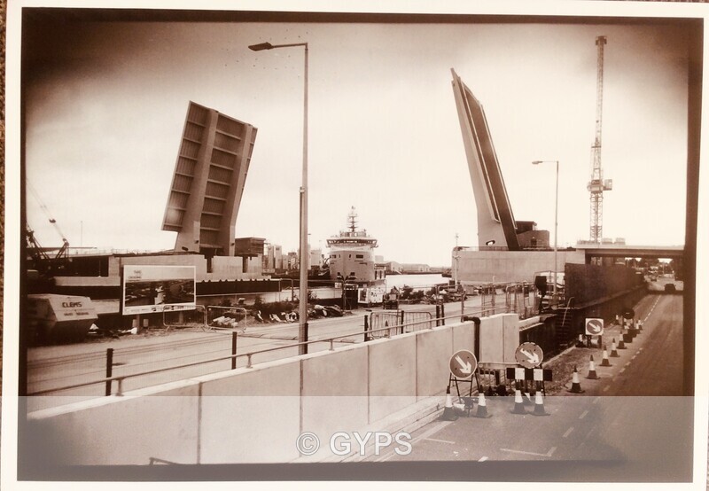 Yarmouth new Herring Bridge - Scanned Darkroom Prints
