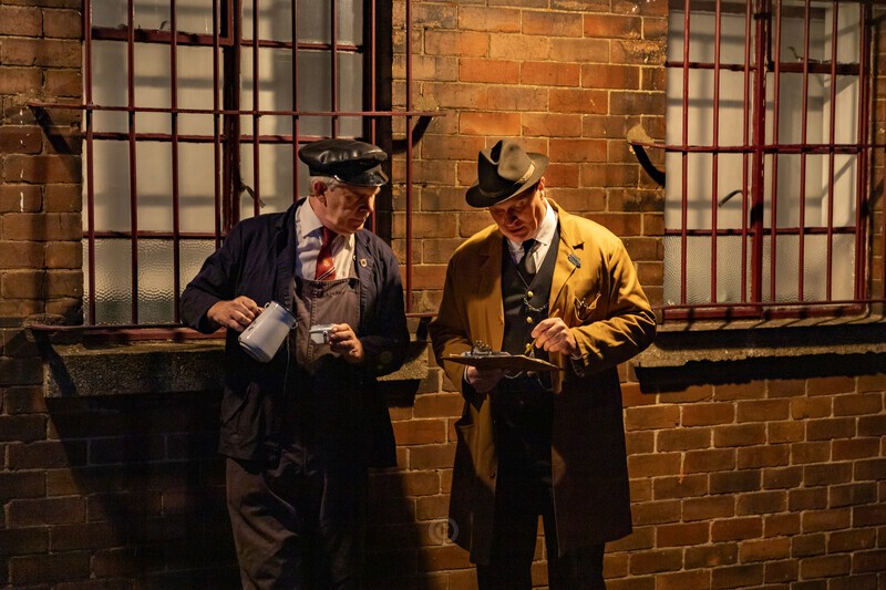 Going through the night's instructions - Trains of Thought