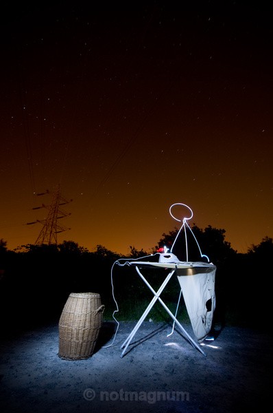 a little light ironing - NIGHT TIME