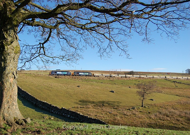 19.11.13 - 37423 & 37409 6C27 Carlisle - Shap, Salterwath - West Coast Main Line (north to south)