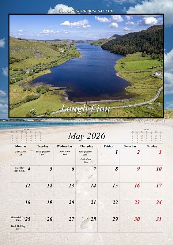 8 May 2026 - 2026 Scenes of Donegal Calendar