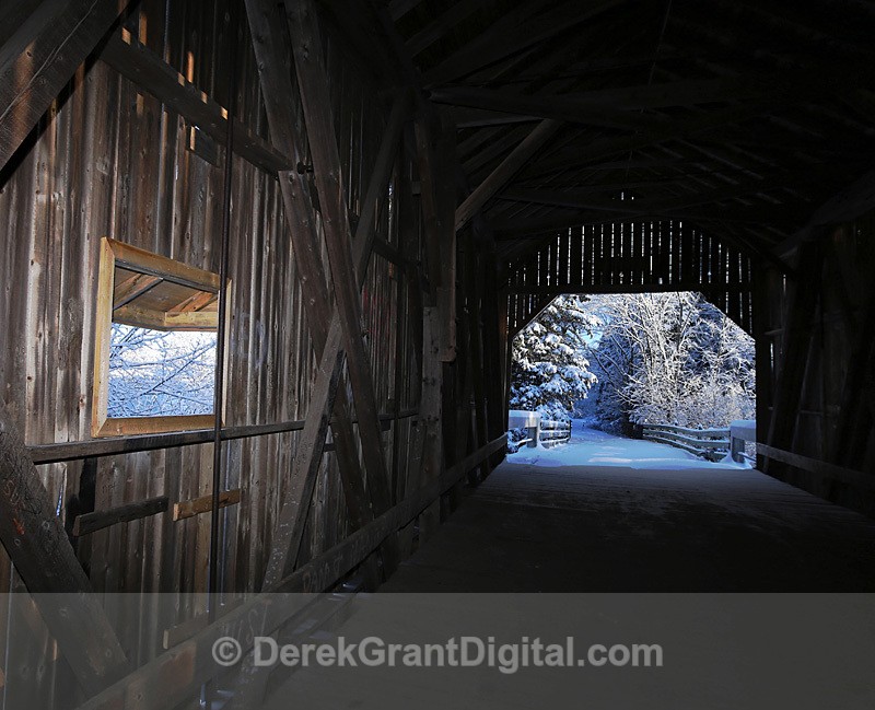 Moosehorn Macro - Covered Bridges of New Brunswick Canada - Covered Bridges of New Brunswick