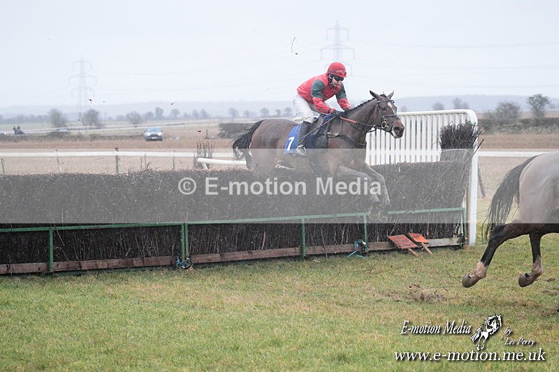 PtP 260125 308 - Cocklebarrow Point-to-Point racing with the Heythrop Hunt 26/01/25