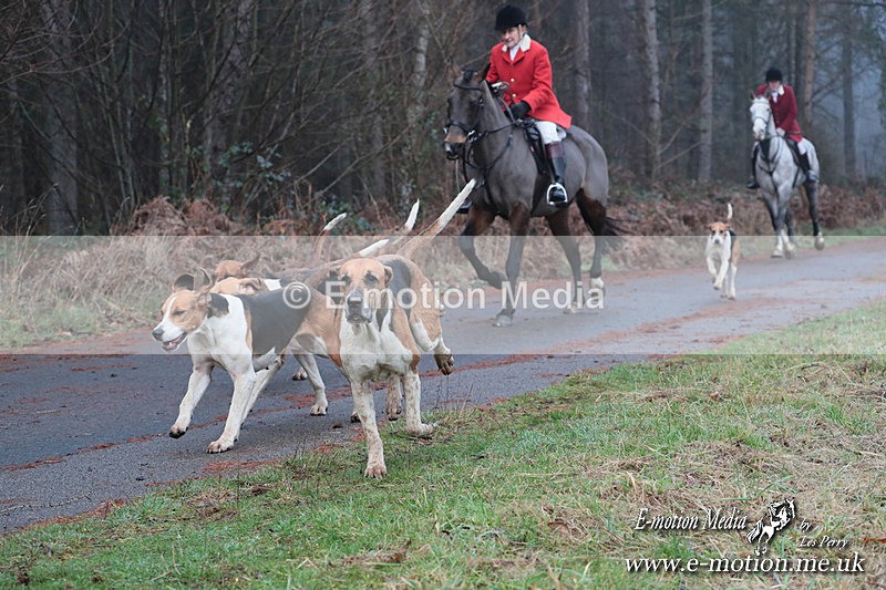HUPY 261224 365 - Pytchley with Woodland Hunt Boxing Day Meet 26th December 2024