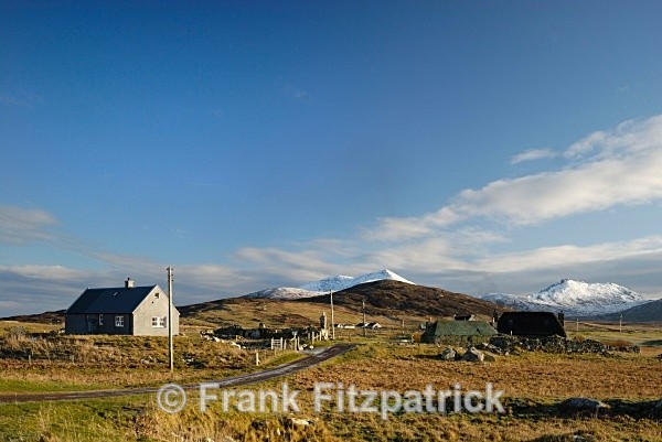Township of Howmore, Island of South Uist, Outer Hebrides. - Island of South Uist in the Outer Hebrides