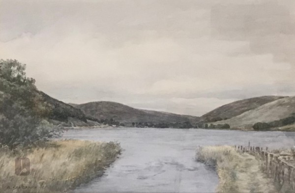 Bill Galbraith Loch O the Lowes - Christmas exhibition 2023
