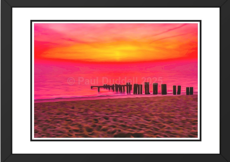 Seaside Serenity, Gorleston-On-Sea Paintings by Paul Duddell, Whispers & Strokes - Artist, Painter, and Photographer