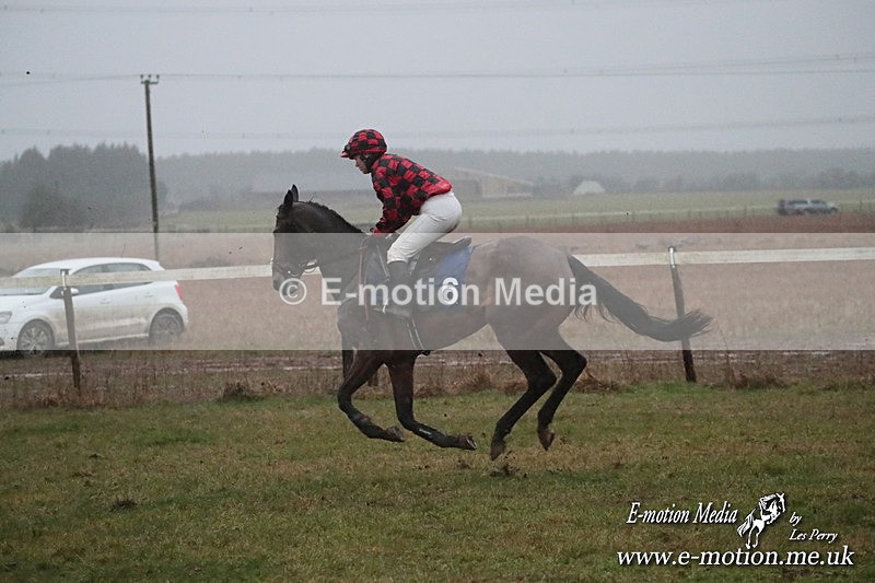 PtP 260125 1224 - Cocklebarrow Point-to-Point racing with the Heythrop Hunt 26/01/25