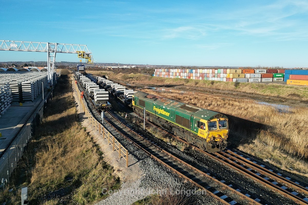 JL - 6.2.25 66510 4M52 Hartlepool Port - Willesden, Hartlepool - Latest shots