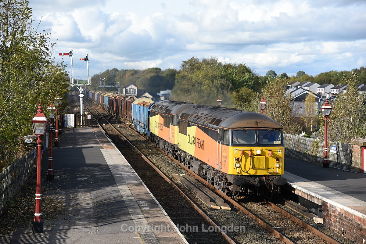 JL - 18.10.17 56105 + 56087 6J37 Carlisle - Chirk, Appleby - Appleby