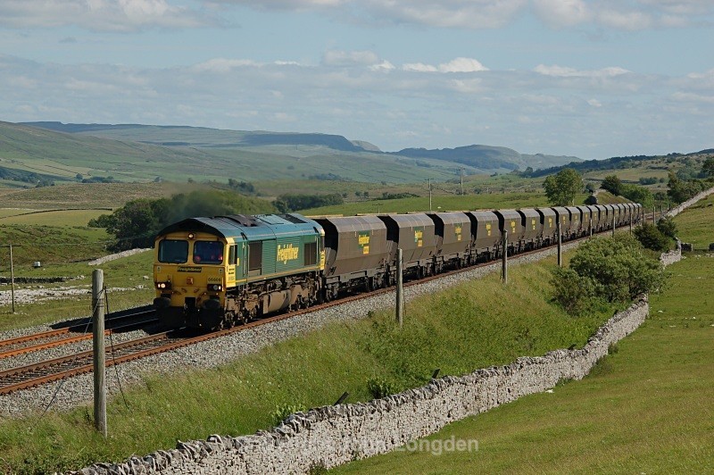 23.6.08 66605 4S68 Drax - Chalmerston, Selside - Around Selside