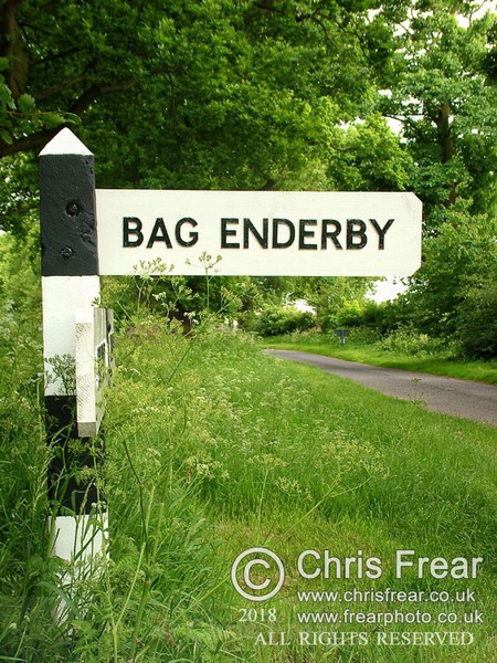 Bag-Enderby Sign - Traditional Landscapes